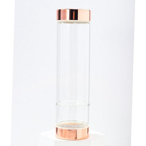 Kristallglas Elixier Wasserflasche - TEABALLS OFFICIAL | TEABALLS Schweiz | Tee ohne Beutel 
