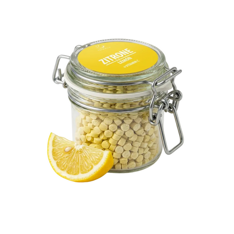 TEABALLS Zitrone – 100g Vorratsglas inkl. Dosierlöffel