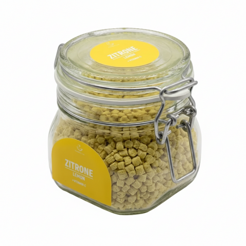 TEABALLS Zitrone – 500g Vorratsglas inkl. Dosierlöffel