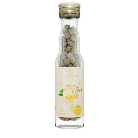 Bio Ingwer Teaballs - Naturtrüb - 30-75 Tassen
