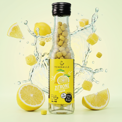 TEABALLS Zitrone Vitamin C kaufen Schweiz — Zitronen-Tee ohne Zucker mit Vitamin C, heiss & kalt