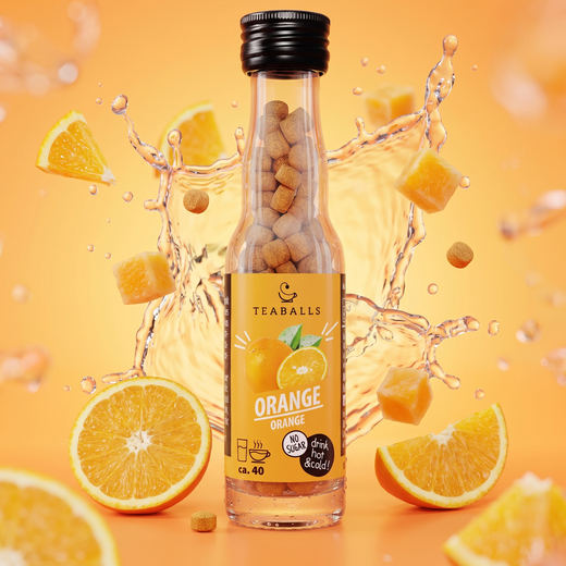 TEABALLS Orange kaufen Schweiz — Fruchtiger Orangen-Tee & Flavoured Water ohne Zucker