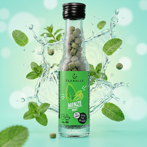TEABALLS Minze kaufen Schweiz — Erfrischender Minze-Tee ohne Zucker, heiss & kalt geniessen