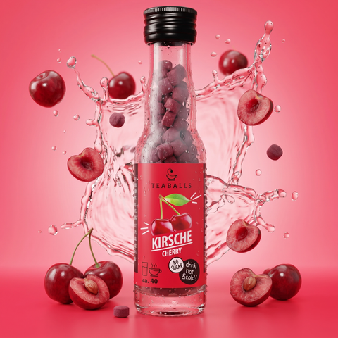 TEABALLS Kirsche kaufen Schweiz — Zuckerfreier Kirsch-Eistee & Flavoured Water, heiss & kalt