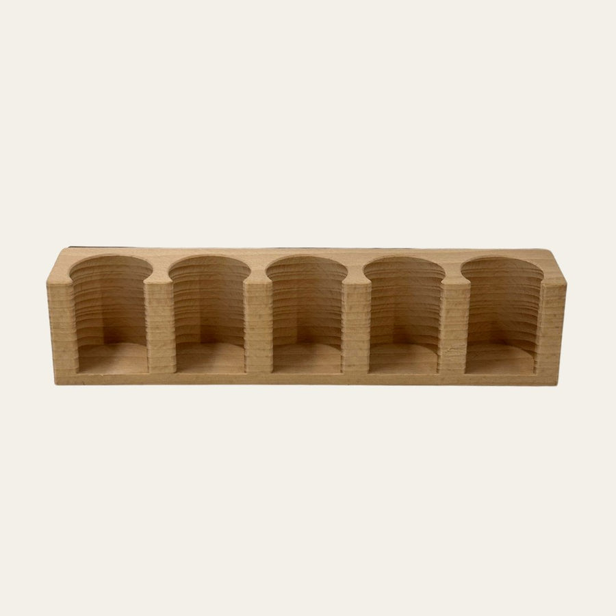 TEABALLS MagStand in legno — supporto per 5 — accessorio TEABALLS in legno naturale.
