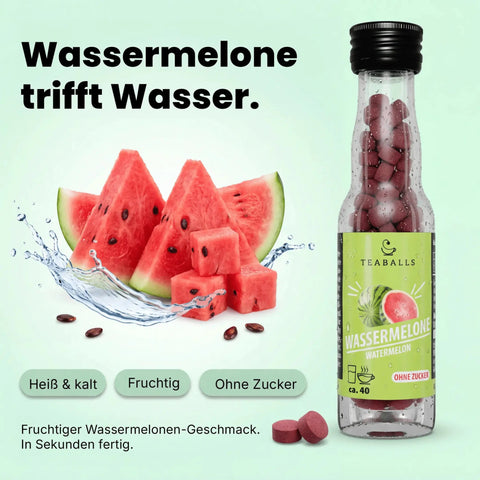 TEABALLS Wassermelone – die neue Sommersorte von TEABALLS
