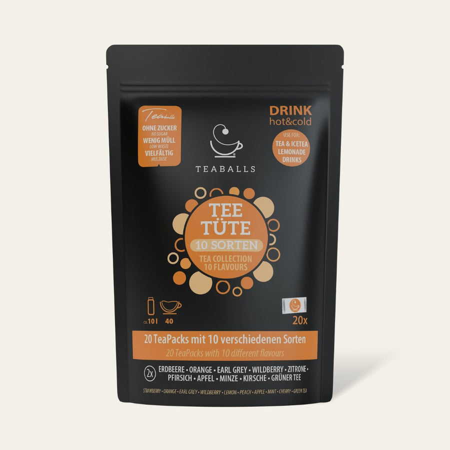 Bustina degustazione TEABALLS — 10 gusti