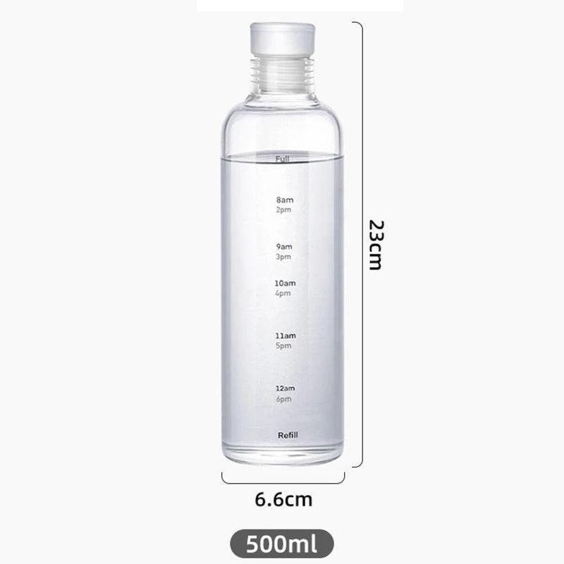 Sportwasserflasche 500ml im Gebrauch – aromatischer Tee ohne Beutel beim Sport
