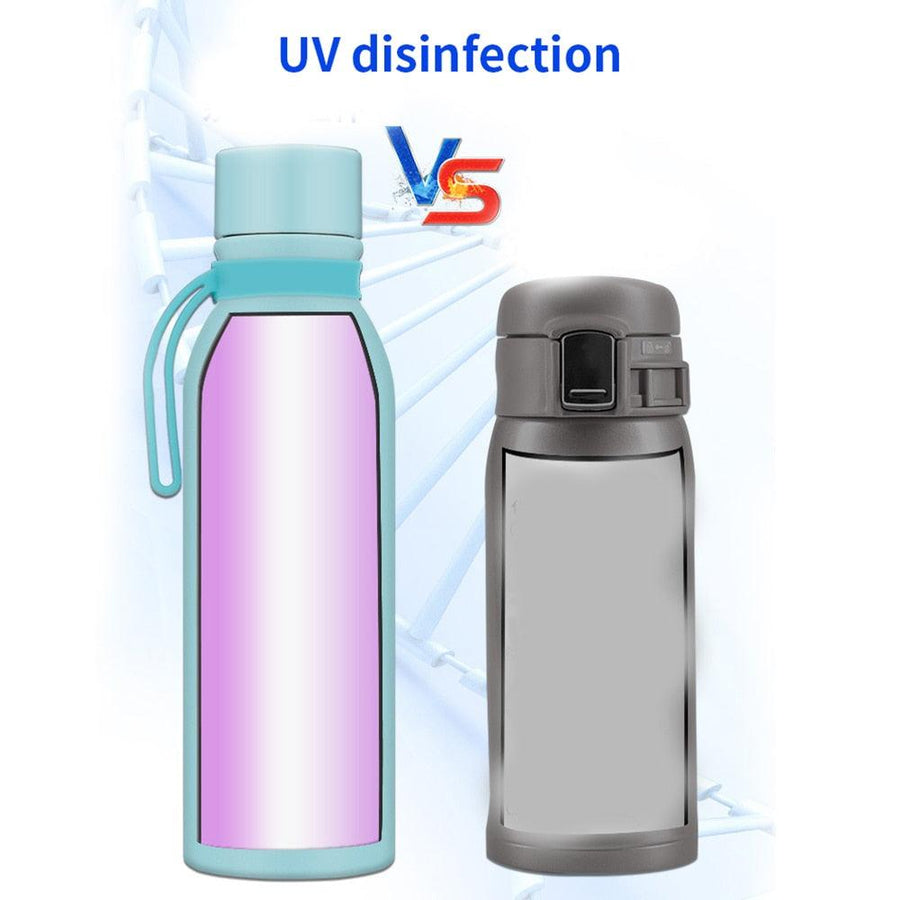 UV-Sterilisationswasserflasche 600ml — Smart & hygienisch — Detailansicht