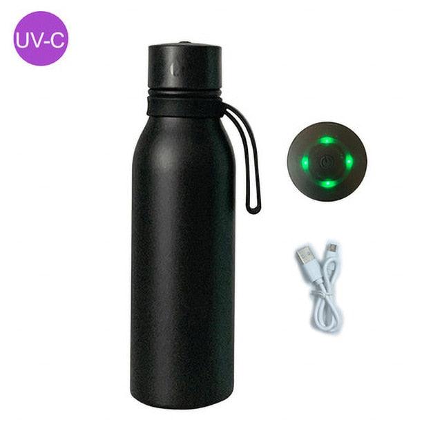 Bottiglia d'acqua con sterilizzazione UV 600 ml nella vita quotidiana – TEABALLS igienico in movimento