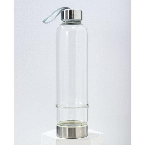Kristallglas Elixier Wasserflasche - TEABALLS OFFICIAL | TEABALLS Schweiz | Tee ohne Beutel 