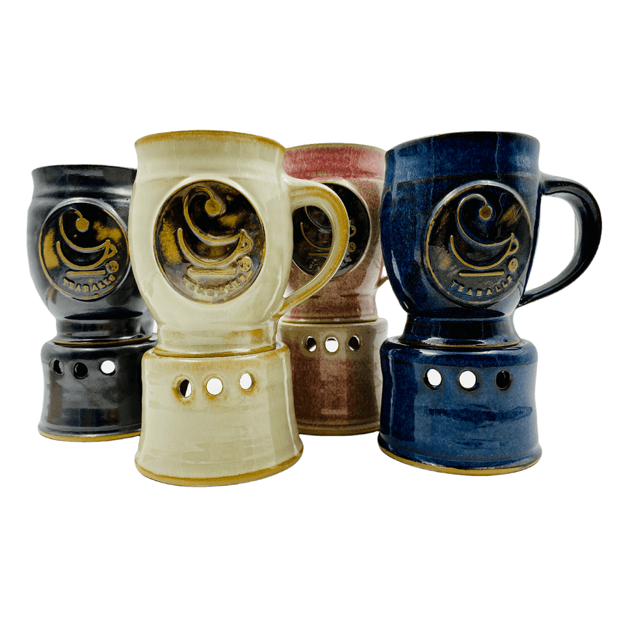 Set di tazze in ceramica 0,25 l — fatte a mano