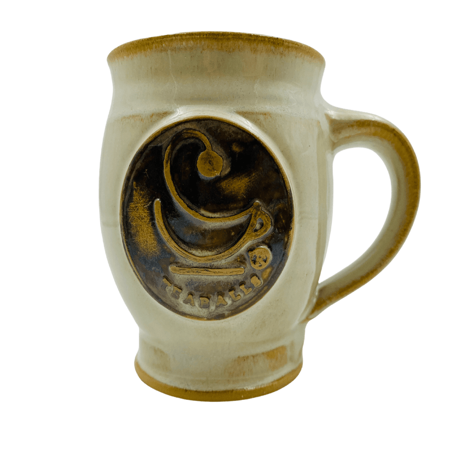 Set di tazze in ceramica 0,25 l — fatte a mano — vista dettagliata