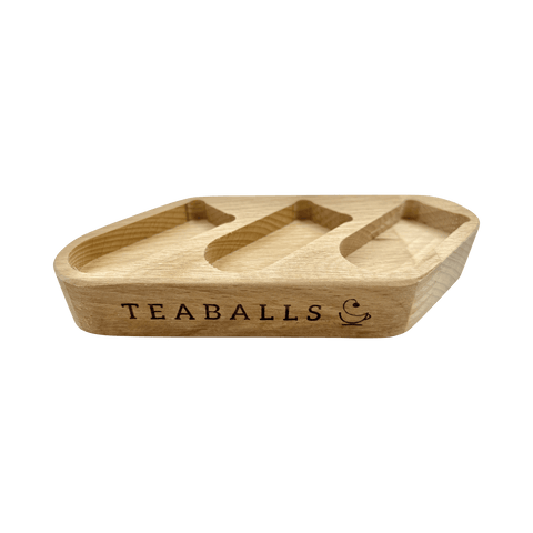 TEABALLS - Premium Holzaufsteller für 3 Spender - TEABALLS OFFICIAL | TEABALLS Schweiz | Tee ohne Beutel 