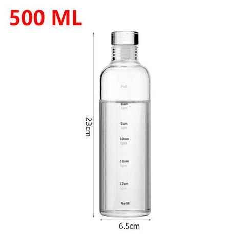 Wasserflasche mit Zeitmarker 1000ml - TEABALLS OFFICIAL | TEABALLS Schweiz | Tee ohne Beutel 