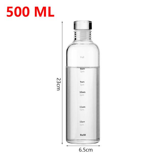 Bottiglia d'acqua con indicatori orari 1000 ml - TEABALLS OFFICIAL | TEABALLS Svizzera | Tè senza bustina